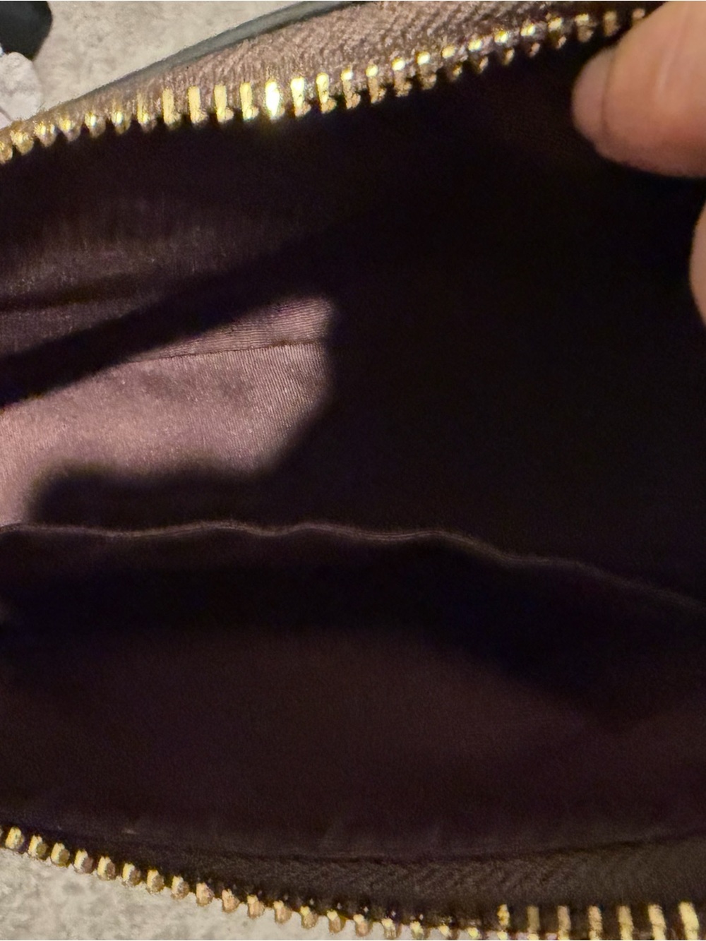 COACH Teri Dark Brown Shoulder Bag With Chain - Picture 6 of 6